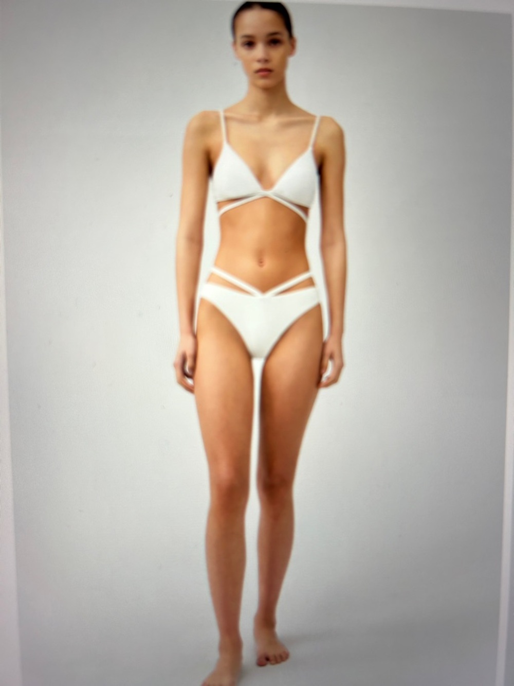Jonathan Simkhai Blue Harlen/Emmalynn Bikini - Picture 2 of 11